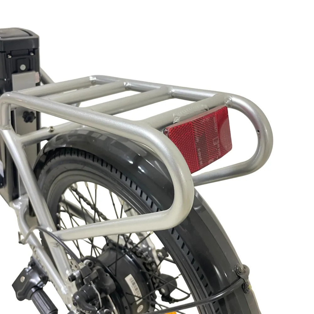 Электровелосипед Volteco FLEX серебристый 20